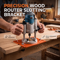 🎁2026 New Arrivals 50% OFF💥Aluminum Alloy Router Slotting Bracket – Precision Straight Slots, Heavy-Duty & Universal Fit for Woodworking ✨