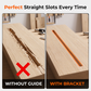 🎁2026 New Arrivals 50% OFF💥Aluminum Alloy Router Slotting Bracket – Precision Straight Slots, Heavy-Duty & Universal Fit for Woodworking ✨