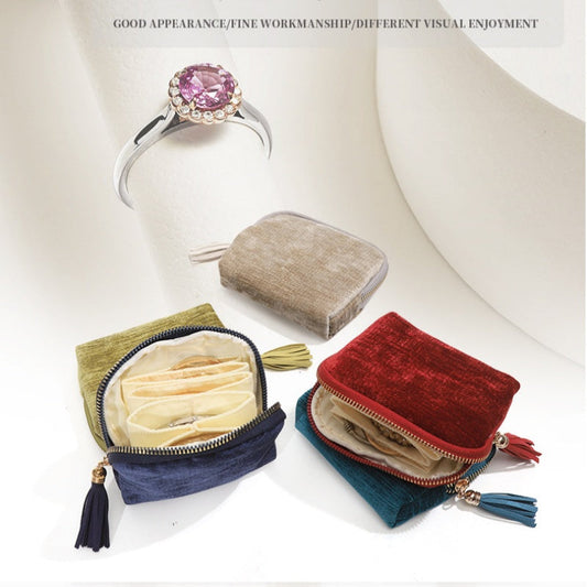 📢📢 56% OFF !! ⏰ Mini Travel Jewellery Bag with Zip – Compact, Portable & Perfect for Rings, Earrings & Necklaces ✨