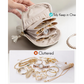 📢📢 56% OFF !! ⏰ Mini Travel Jewellery Bag with Zip – Compact, Portable & Perfect for Rings, Earrings & Necklaces ✨