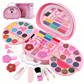 📢📢56% OFF !! ⏰Kids Washable Makeup Toy Set with Portable Pink Handbag