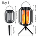 🔥🏮Must-have item for warm ambient vibes！✨️Solar Flickering Flame Lantern