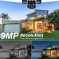 ⏳🔥LIMITED-TIME 52% OFF! ⏰Solar Wireless Security Camera – Triple Lens,9MP Color Night Vision,IP66 Waterproof ☀️🏠
