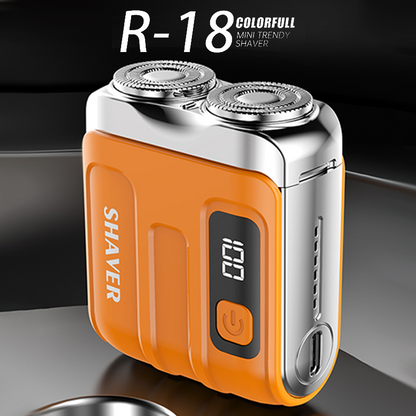 ⚡🪒 54% OFF! Portable Electric Shaver – AI Beard Sensor, Magnetic Head, 60min Battery & LED Display