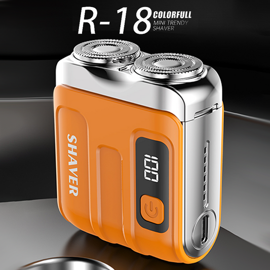 ⚡🪒 54% OFF! Portable Electric Shaver – AI Beard Sensor, Magnetic Head, 60min Battery & LED Display