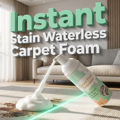 ⏳🔥LIMITED-TIME 50% OFF! ⏰Waterless Carpet Cleaning Foam – Instant stain lift, no wet mess. Advanced micro‑foam penetrates deep – just foam & wipe! 🏠💨