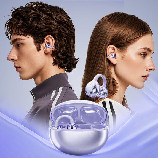 🎧🏃‍♂️ Bluetooth 5.4 Clip-On Open Ear Earbuds – Noise cancelling & stereo sound – Perfect for sports, calls or travel – secure fit, long battery 🔋✨