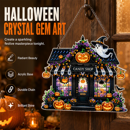 🎃HALLOWEEN SALE ONLY￡9.99!! 🦇👻Halloween DIY Sparkle Art Hanging Ornament Kit
