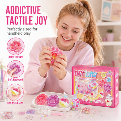 🐱 53% OFF NOW! 🧊 DIY Fried Ice Squishy Toy Kit – Cat claw design, squishy fun & creative – Perfect for sensory play & stress relief for kids ✨