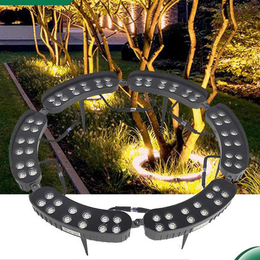 🥳2026 HOT SALE💞UP TO 57% OFF!! 🌳💡Ring-Shaped Solar Tree Lights – Weatherproof Outdoor Spotlights Ideal for Trees, Pillars, and Gardens