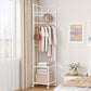 🛋️ LIMITED-TIME 57% OFF! 👚 Space-Saving Garment Rack – Holds Coats, Bags & Folded Essentials Without Eating Up Floor Space 💫