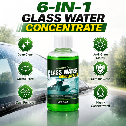 🔥53% OFF! Automotive Glass Water Concentrate – Just Dilute & Pour! Streak-Free Visibility, Fights Bugs & Road Grime! 🚗✨