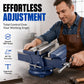 🔧 53% OFF NOW! 🛠️ Wide-Opening Bench Vise – Heavy-Duty, 80kN Clamping Force & 360° Swivel – Precise, Adjustable & Durable 💪