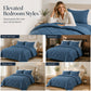 🛏️ LIMITED-TIME 58% OFF! ✨ 3-Piece Quilted Comforter Set with Shams – All-Season Microfiber