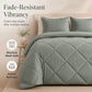 🛏️ LIMITED-TIME 58% OFF! ✨ 3-Piece Quilted Comforter Set with Shams – All-Season Microfiber