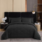 🛏️ LIMITED-TIME 58% OFF! ✨ 3-Piece Quilted Comforter Set with Shams – All-Season Microfiber