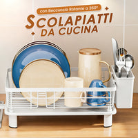 🍽️ 50% OFF NOW! 🔄 Kitchen Sink Strainer with 360° Rotating Spout – Tiltable, non-slip & easy to clean – Perfect for practical kitchen organisation ✨