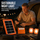 ☀️ 52% OFF NOW! Portable Solar Power System with 2 LED Lights – Off-Grid Solar Generator Kit, Multi-Port Charging Station for Camping, Emergency & Outdoor Use