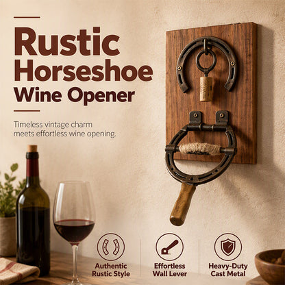 🍷 Save 52%! 🧲 Wall-Mounted Bottle Opener – Vintage horseshoe design & sturdy ✨
