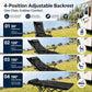 🥳2026 BESTSELLER🥾 Adjustable Folding Chair – 3/4 Recline Positions, Leg Rest – Reinforced Carbon Steel, 300 lbs – 600D Oxford – Folds for Camping & Beach! 🛡️💨