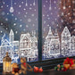 🎁🎄Christmas Sale: 55% OFF✨! Christmas Village Window Sticker Set