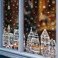 🎁🎄Christmas Sale: 55% OFF✨! Christmas Village Window Sticker Set
