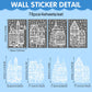 🎁🎄Christmas Sale: 55% OFF✨! Christmas Village Window Sticker Set