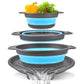⏳🔥LIMITED-TIME 50% OFF! ⏰🥗 Careluxpro 3-Piece Collapsible Colander Set – Draining Base & Space-Saving Design 🧺