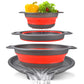 ⏳🔥LIMITED-TIME 50% OFF! ⏰🥗 Careluxpro 3-Piece Collapsible Colander Set – Draining Base & Space-Saving Design 🧺
