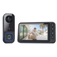 🥳2026 BESTSELLER🥾 Wireless Video Doorbell – 1080P HD, 170° View – 4.3" Indoor Monitor, No WiFi/App – Two-Way Audio – Weatherproof – No Monthly Fee! (No memory card included)🛡️💨