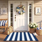 🚪 LIMITED‑TIME 53% OFF! 🎃 Simple Striped Non‑Slip Door Mat, Stain Resistant Entry Rug With Reinforced Edge, Available In Multiple Sizes ✨