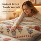 🛌 55% OFF! ✨ Double-Sided Sherpa Fleece Comforter – Snowflake Velvet & Dense Lamb Fleece Heat Lock, Ultra-Soft Velvet Touch & Durable Digital Print – Cozy Winter Warmth for Every Room ❄️