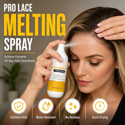 🏆 Last Day Special Price £9.9! 🔥Buy 2 Get 1 Free🎁Strong Hold Lace Melting Spray