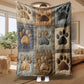 🐾 54% OFF! ✨ Cute Paw Print Soft Flannel Blanket – Cozy Warmth, Vibrant Long-Lasting Print & Versatile Everyday Use – Adorable Comfort for Bedrooms, Sofas & Pet-Friendly Homes 🛋️