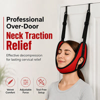 ⏳🔥LIMITED-TIME 56% OFF! ⏰🚪Over Door Cervical Traction Device for Neck Pain Relief💆‍♀️