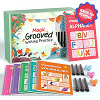 📢📢50% OFF !! ⏰Magic Grooved Copybook Writing Practice Set