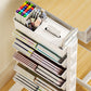 📚 LIMITED‑TIME 60% OFF! 🛞 Movable Bookshelf on Wheels – 5/6 Tiers, 45° Angled, Lockable Casters 📖