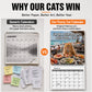 🏆 Last Day Special Price £8.9! 🗓️🐱 2027 Funny Cats Wall Calendar – Sassy Cats & Hilarious Quotes