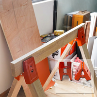 🛠️56% OFF! ✨ Sawhorse Bracket – Heavy-Duty, Down Clamp, Anti-Slip, Steel ✨