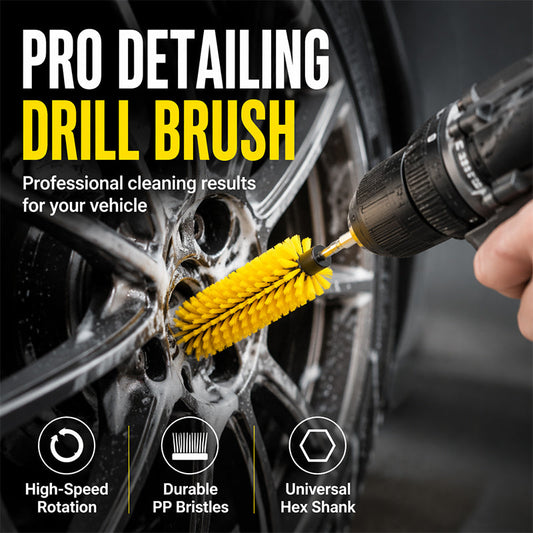 🥳New 2026 Design – 54% off 🛒🔥 Drill-powered cleaning brush | Professional deep cleaning for car wheels and engine compartments