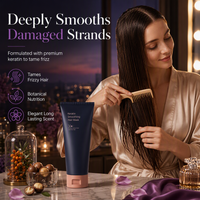 Keratin Smoothing Hair Mask 320ml Nourishing and Repairing Treatment for Dry Frizzy and Damaged Hair