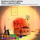 💡 56% OFF! 🎄 USB-rechargeable LED night light with motion sensor – RGB colour gradient, dimmable & magnetic. For hallways, bedside tables, desks & wardrobes 🌈