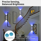 💡 56% OFF! 🎄 USB-rechargeable LED night light with motion sensor – RGB colour gradient, dimmable & magnetic. For hallways, bedside tables, desks & wardrobes 🌈