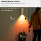 💡 56% OFF! 🎄 USB-rechargeable LED night light with motion sensor – RGB colour gradient, dimmable & magnetic. For hallways, bedside tables, desks & wardrobes 🌈