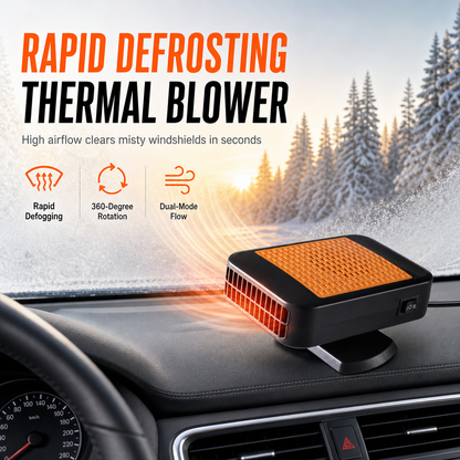 🔥 52% OFF ❄️🚗 Portable 12V Car Windshield Defroster & Defogger Fan – Vehicle Heater & Cooling Fan 🌀