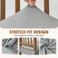 📢📢 50% OFF🪑  Waterproof Stretch PU Leather Dining Chair Seat Cover 💧