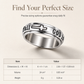 💍 54% OFF! ✨ Silver Titanium Spinner Ring – "God Is Within Her" engraving ✨