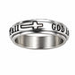 💍 54% OFF! ✨ Silver Titanium Spinner Ring – "God Is Within Her" engraving ✨