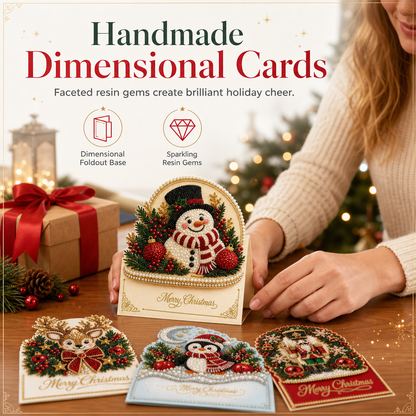 🎅Christmas HOT SALE💞50K+ SOLD!✨DIY 3D Christmas Greeting Cards Set