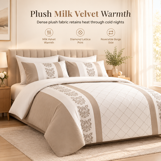 ⏳Limited-time 52% off⏰Winter Warm 3 Piece Comforter Bedding Set (1*Duvet Cover+2*Pillowcases)🛌💤